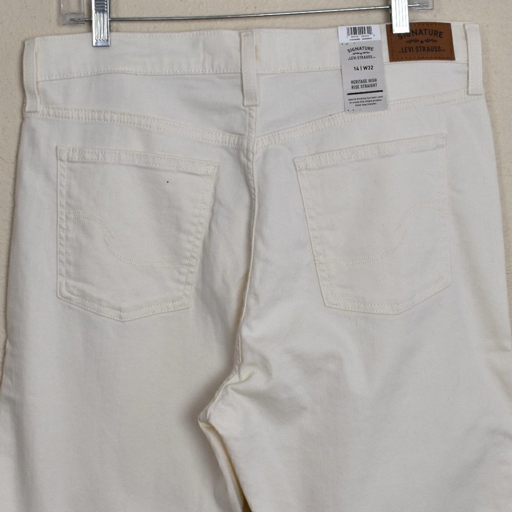 Levi's Heritage High Rise Straight Jeans NEW - Picture 2 of 6